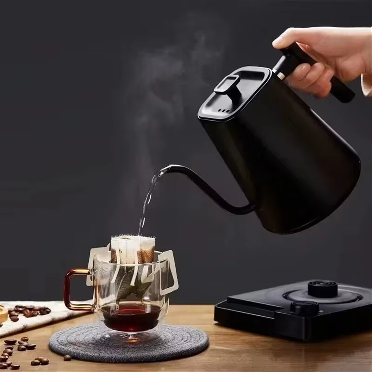 Coffee Tea Uk - FZFZ Gooseneck Electric Kettle with Precise