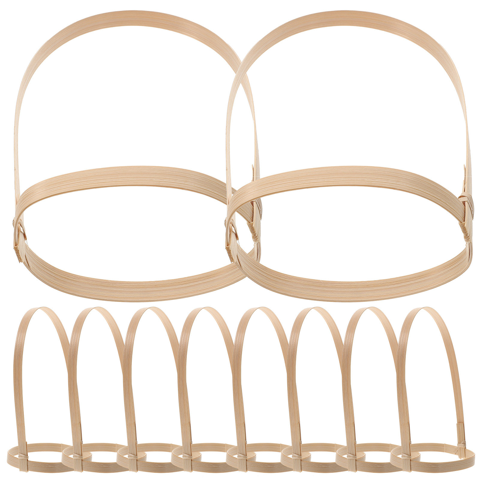 Coffee Tea Cup - 10Pcs Bamboo Drink Carrier Coffee Cup