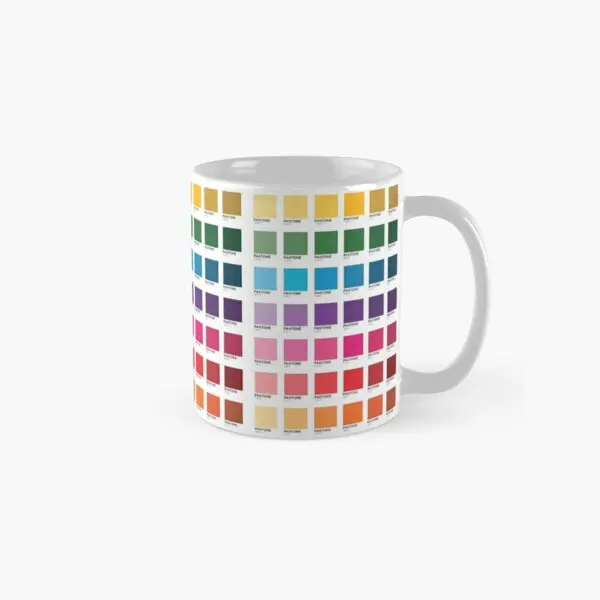 Coffee Tea Photos - Shades Of Pantone Colors Classic Mug
