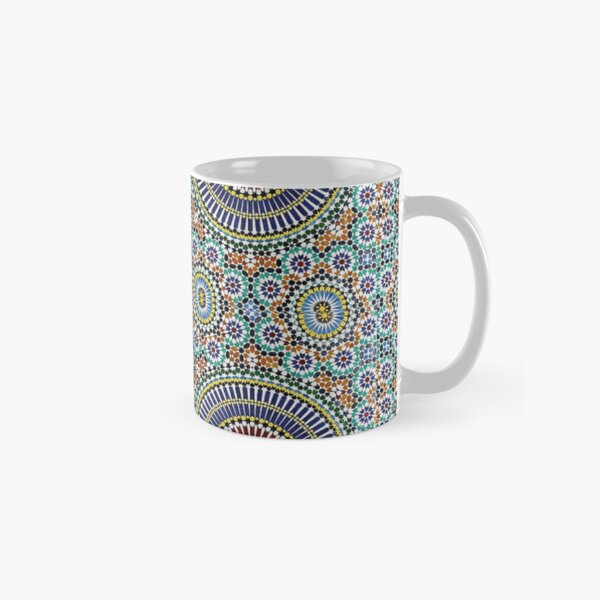 Coffee Tea Photos - Moroccan Zellige Classic Mug Gifts Photo
