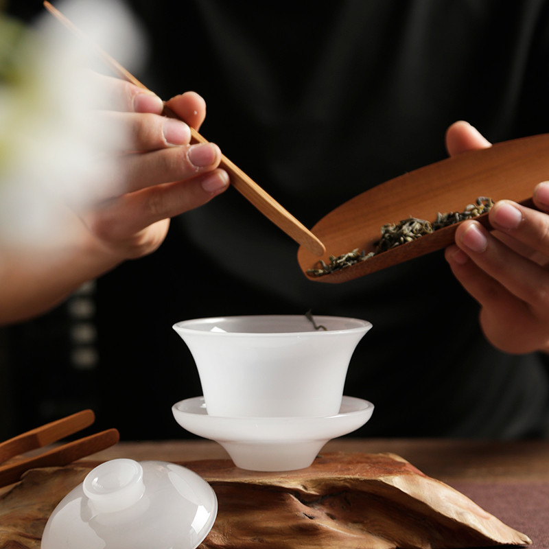 3pcs/set ceramic tea spoon lea - Coffee Tea In Chinese review and price