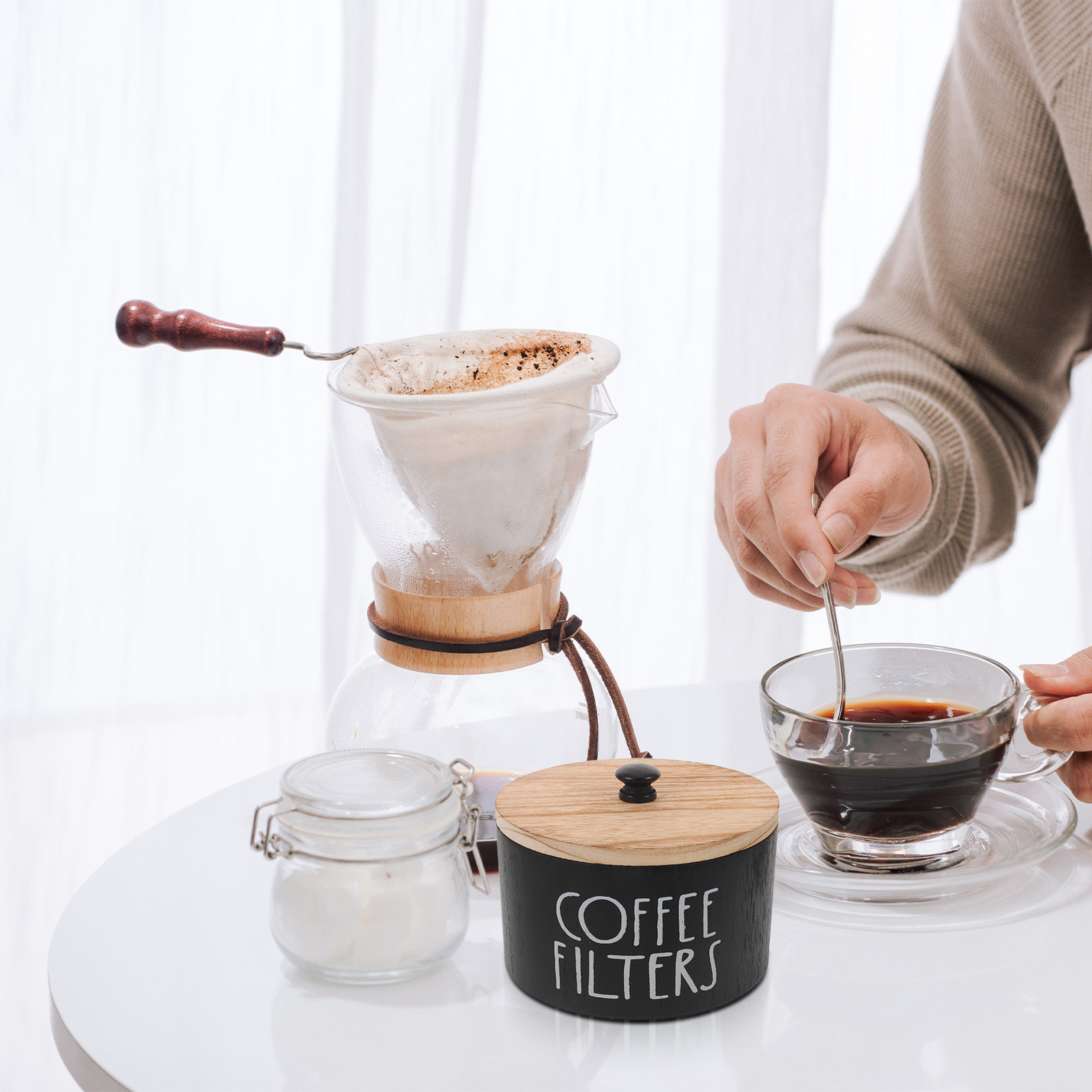 Premium Wood Coffee Filter Pap - Coffee Tea Bags review and price