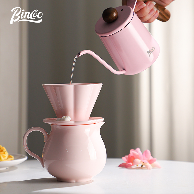 Bincoo-Ceramic Hand Brewing Po - Pour Over Kettle review and price