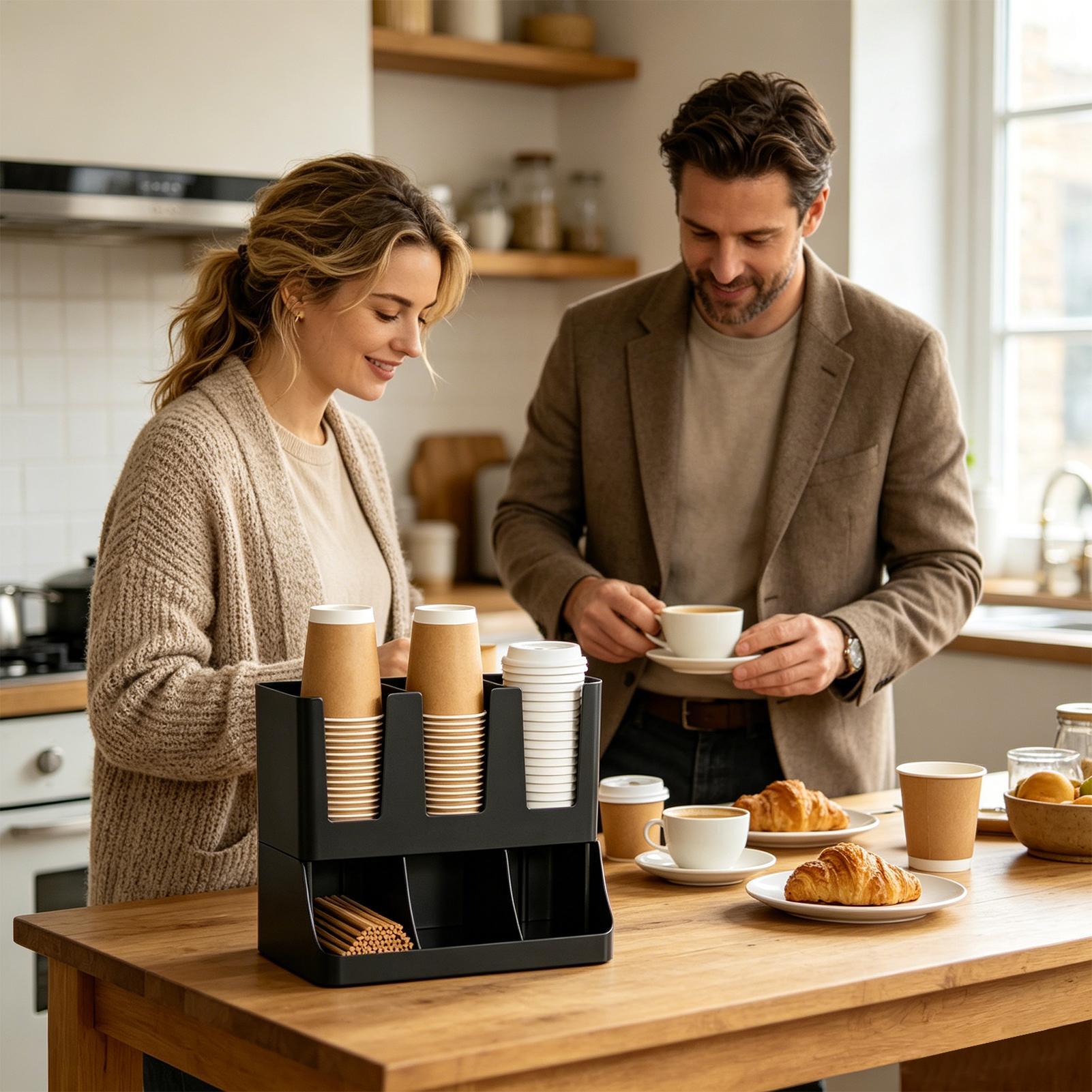 Coffee Station 6-Compartment W - Tea Coffee Set Up review and price