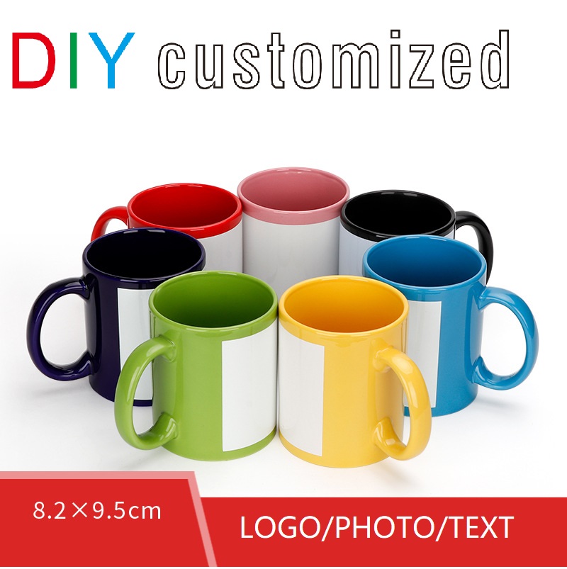 Black Cup DIY LOGO Ceramic 350 - Coffee Tea Photos review and price