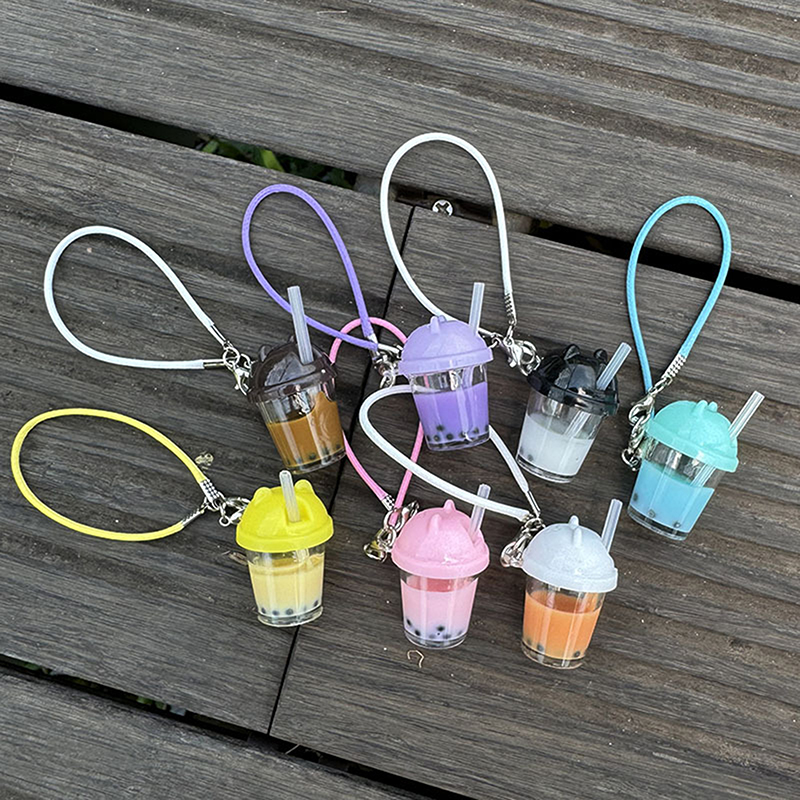 Cute Pearl Milk Tea Bag Charm  - Coffee Tea Cup review and price