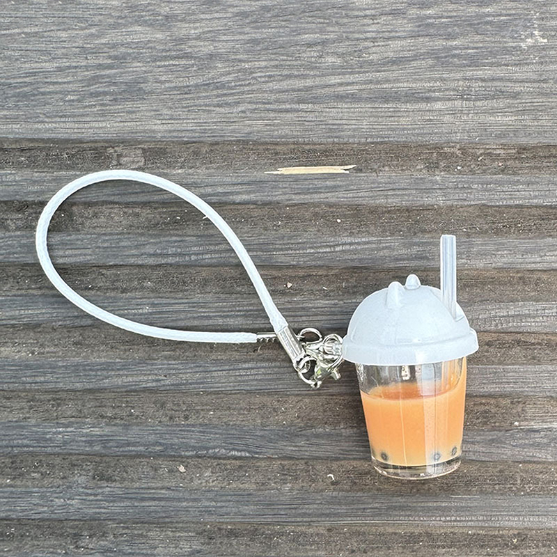 Cute Pearl Milk Tea Bag Charm  - Coffee Tea Cup review and price
