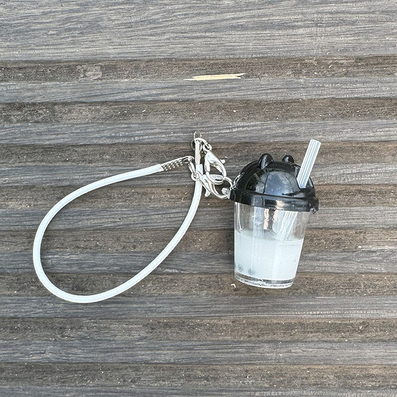Cute Pearl Milk Tea Bag Charm  - Coffee Tea Cup review and price
