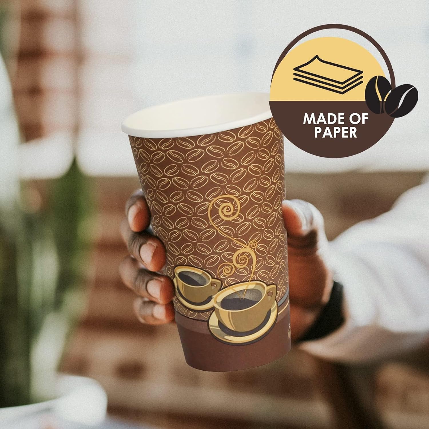 Disposable Coffee Cups 16oz, S - Coffee Tea Cup review and price
