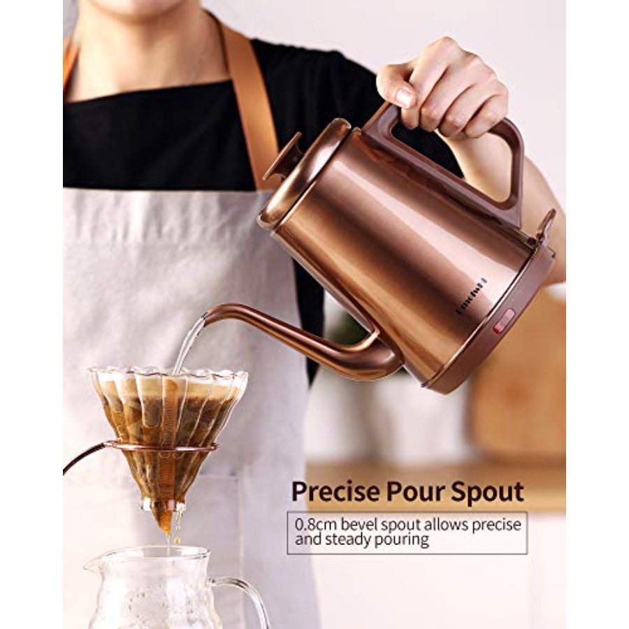 1000W Gooseneck Electric Kettl - Pour Over Kettle review and price