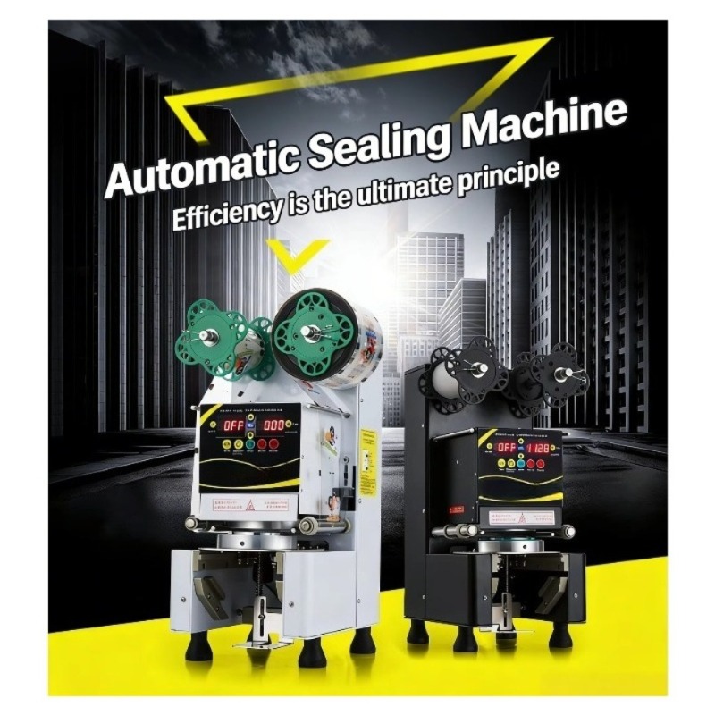 Automatic Plastic Cup Sealing  - Coffee Tea Cup review and price