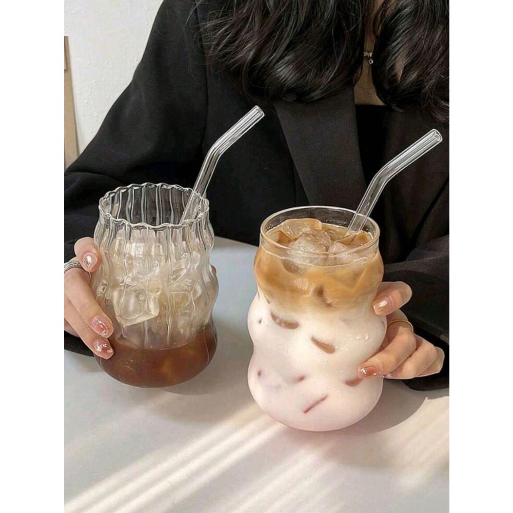 1pc Glass Coffee Cup (Without  - Juice Tea Coffee review and price