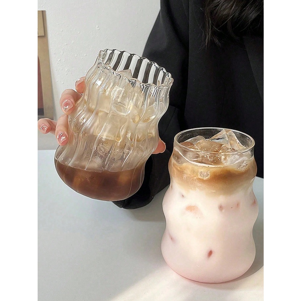 1pc Glass Coffee Cup (Without  - Juice Tea Coffee review and price