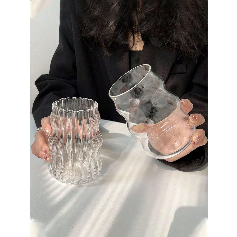 1pc Glass Coffee Cup (Without  - Juice Tea Coffee review and price