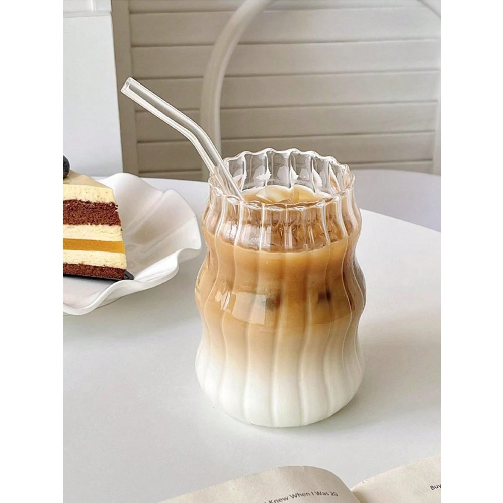 1pc Glass Coffee Cup (Without  - Juice Tea Coffee review and price