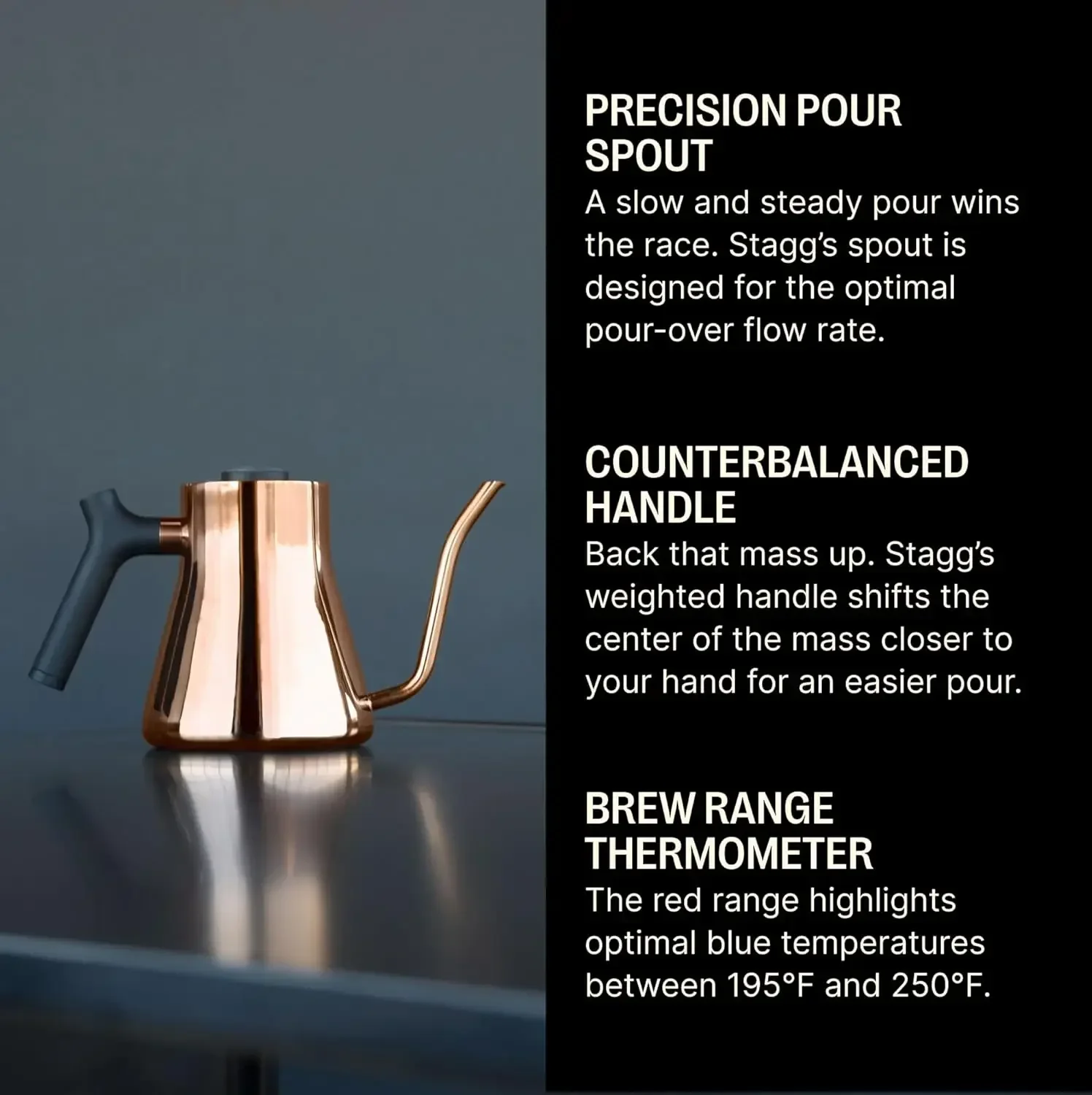 XMSJ.Stagg Stovetop Pour-Over  - Pour Over Kettle review and price