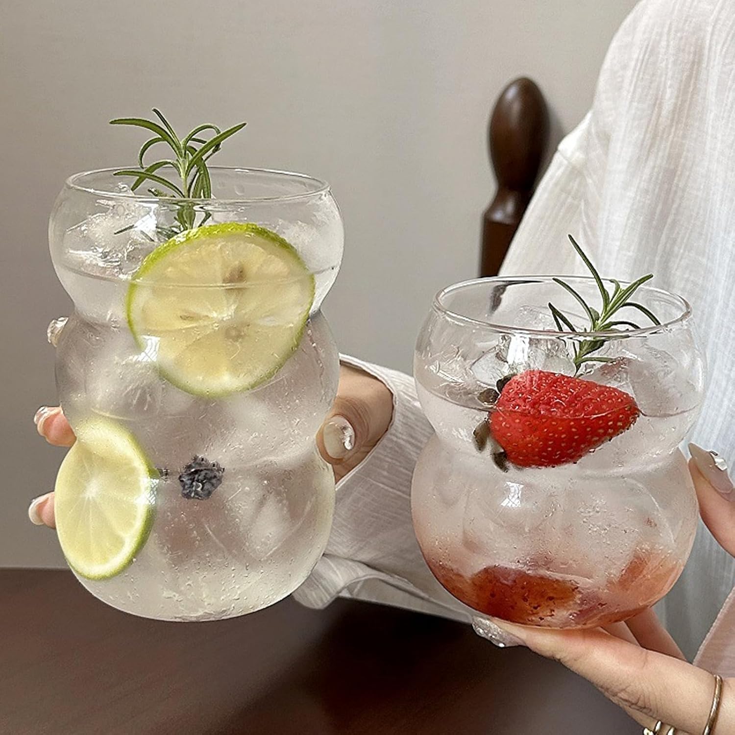 Ribbed Glass Water Tumbler, Wa - Juice Tea Coffee review and price