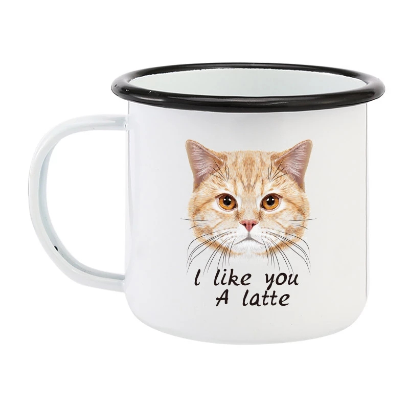 350ML Enamel Coffee Mug DIY LO - Coffee Tea Photos review and price