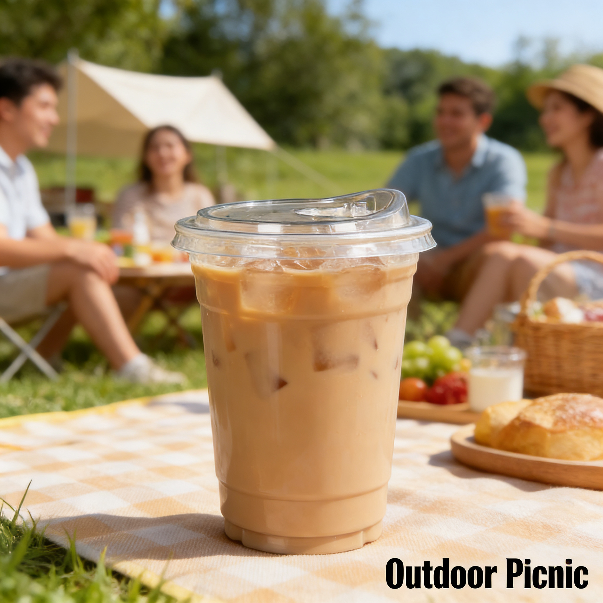 20 PCS PET Cold Drink Cups wit - Coffee Tea For Me review and price