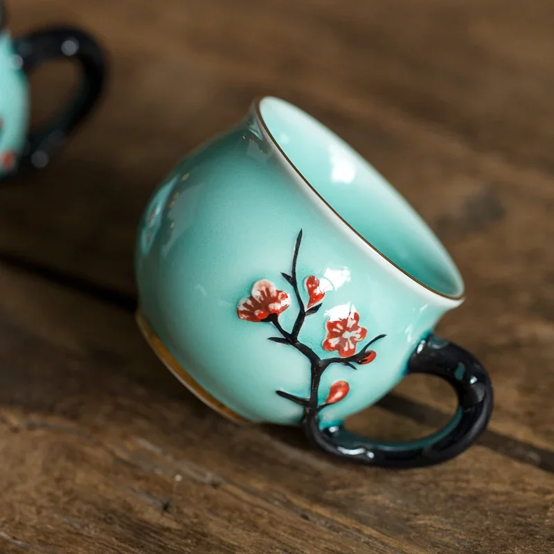 Chinese Handmade Plum Pattern  - Coffee Tea In Chinese review and price
