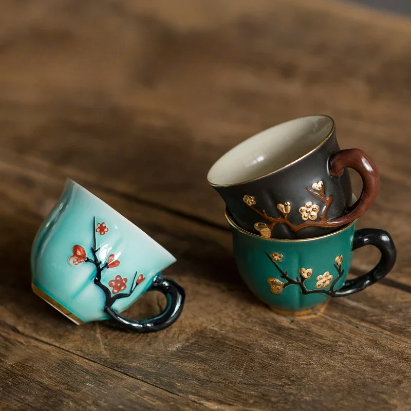 Chinese Handmade Plum Pattern  - Coffee Tea In Chinese review and price