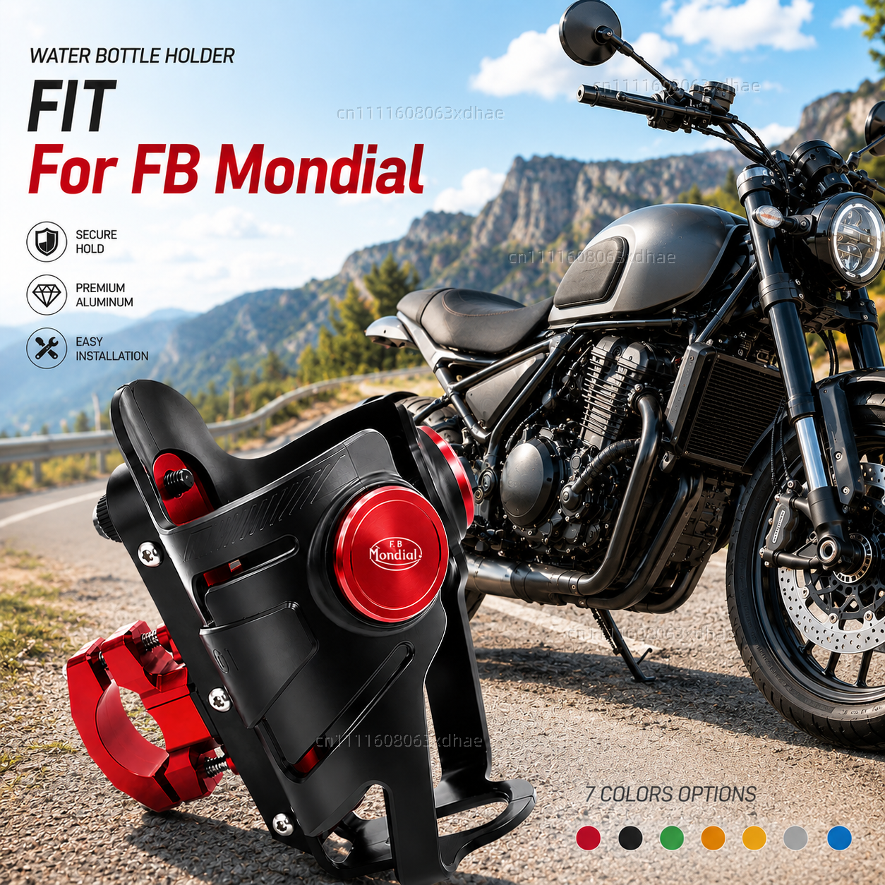 Motorcycle Water Bottle Holder - Coffee Tea Flask review and price