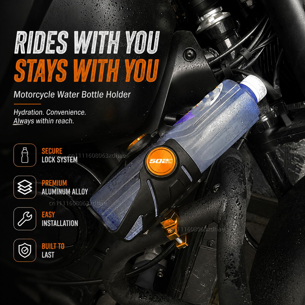 Motorcycle Water Bottle Holder - Coffee Tea Flask review and price