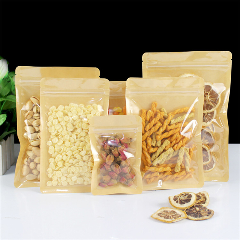 Brown One Side Clear Resealabl - Coffee Tea In Chinese review and price