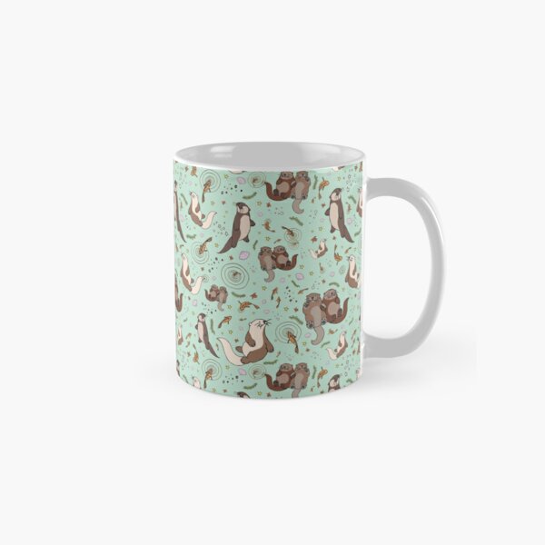 Otters In Blue Classic  Mug Cu - Coffee Tea Photos review and price