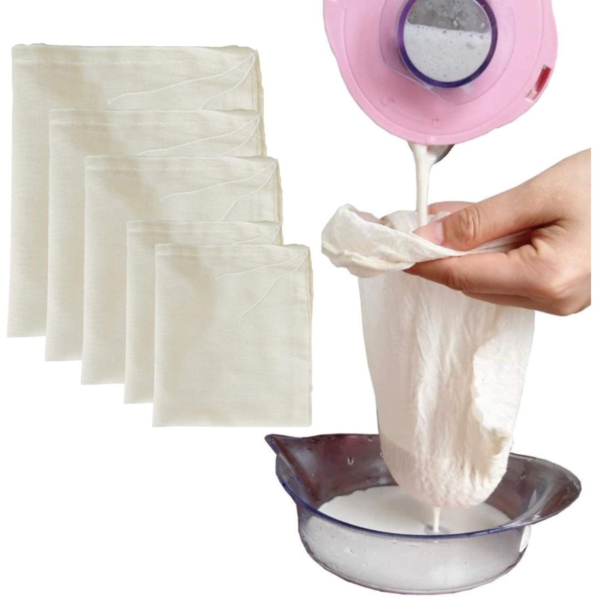 X-Small Reusable Cotton Filter - Coffee Tea Bags review and price