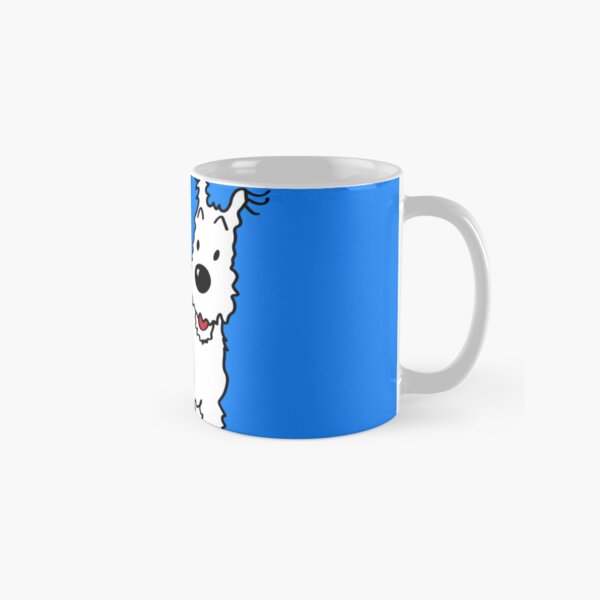 Snowy Dog Tin Tin Sticker Clas - Coffee Tea Photos review and price