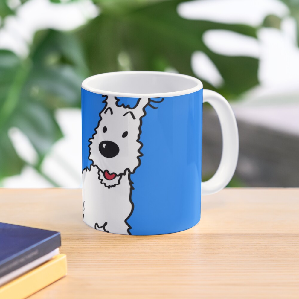 Snowy Dog Tin Tin Sticker Clas - Coffee Tea Photos review and price