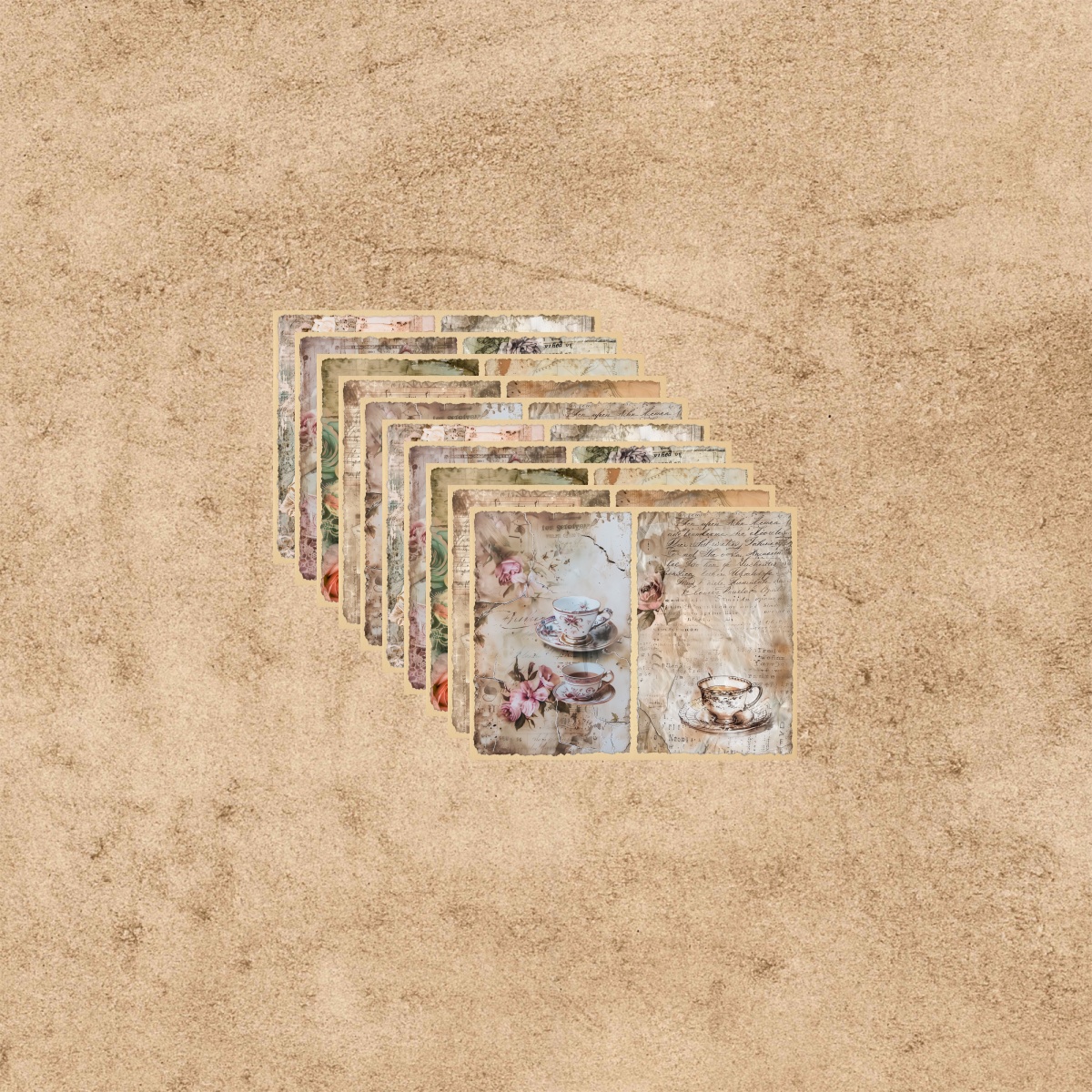 10 Sheets A5 Size Retro Word C - Coffee Tea Journal review and price