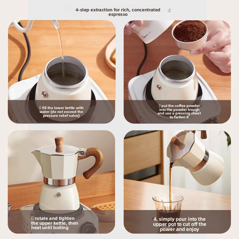 Round-bottomed Moka Pot Single - Pour Over Kettle review and price